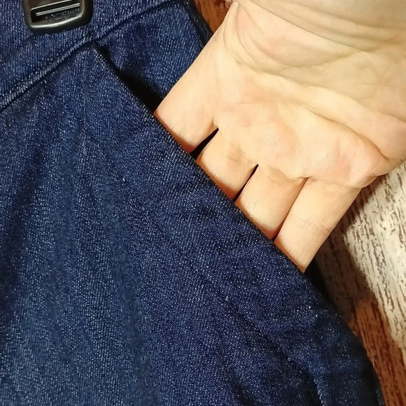 J. Crew Rayner wide leg front and back pockets dark wash size 27 - Picture 5 of 10